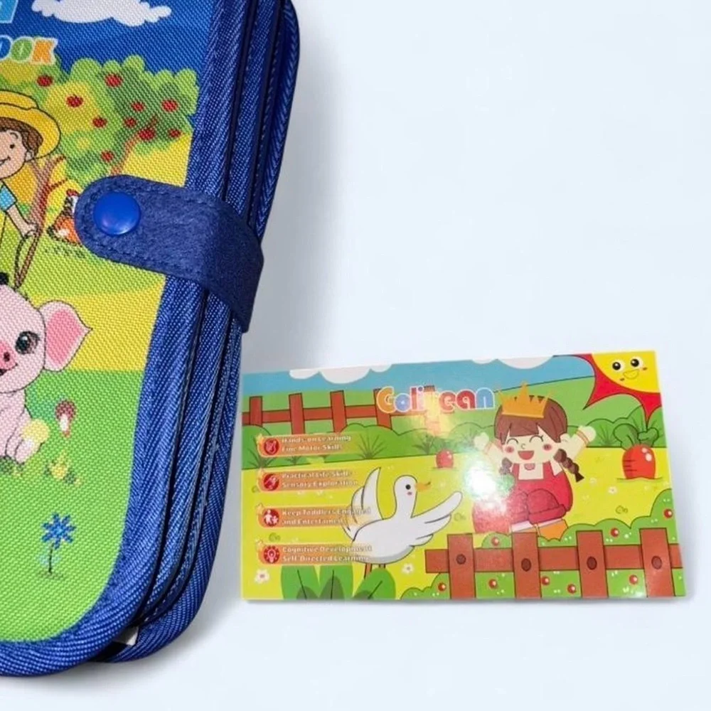 Goliyean Montessori Busy Board Book - My First Farm - NEW